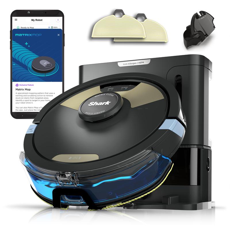 Matrix Plus 2-in-1 robot vacuum and mop with XL self-empty base