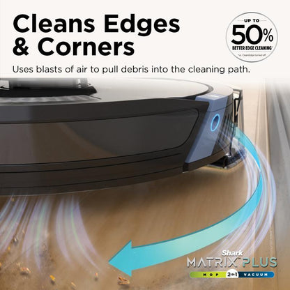 CleanEdge pulls debris out of edges and corners